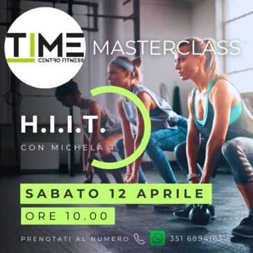 MASTERCLASS H.I.I.T. 12-04-25